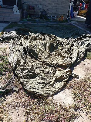 Military Parachute With Storage Bag  Bag Has Some Damage See Pics  • $350