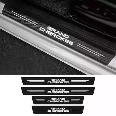 For Jeep Grand Cherokee Car Door Plate Sill Scuff Anti Scratch Sticker Protector • $20