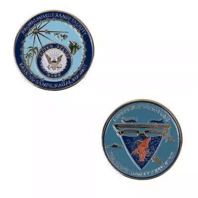 Navy Pacific Missile Range Barking Sand Kauai Hawaii 1.75  Challenge Coin • $39.99