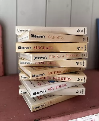 10 X Observer Books Vintage Pocket Book Collectable Display Laminated Ed • £40