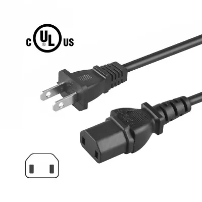 6.5ft UL AC Power Cord For Sony KDL-46XBR8 KDL-46xbr9 KDL-46z5100 KDL-52WL140 • $11.85