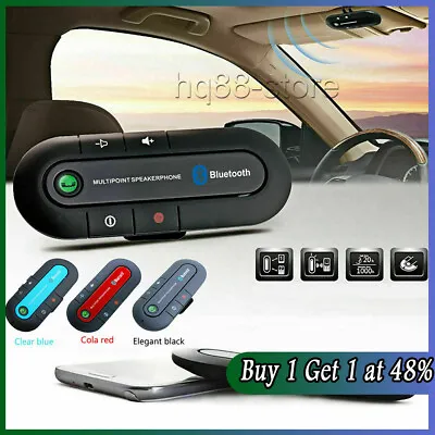 Universal Bluetooth Car Kit Wireless Handsfree Speaker Phone In-Car Speakerphone • £6.73