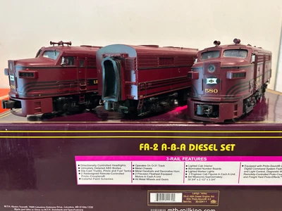 $529.99 • Buy 🚂MTH 20-2241-1 Lehigh Valley FA-2 ABA Diesel Set W/Proto 2.0 LN/Box