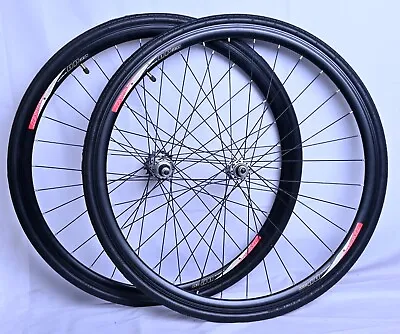 Fixed Gear Bike Wheelset 700C Bicycle Front Rear Wheel Freewheel With Kenda Tire • $89