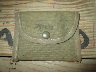 $3.97 • Buy Wwii Ww2 Original Small Parts Pouch Us Army Usmc