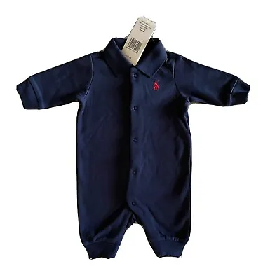 Polo Ralph Lauren Baby Soft Cotton Polo Coverall • $55