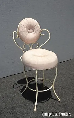 Vintage French Country Pink Vanity Chair  2of2 • $396