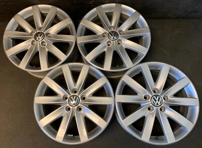 $595 • Buy (4) VW Volkswagen Golf Jetta GLI Wheels Rims + Caps 17  TPMS Bonus Hol.69936