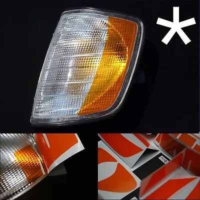 $10.65 • Buy US Design Film For White Turn Signals Mercedes W124 S124 Front Right/left 