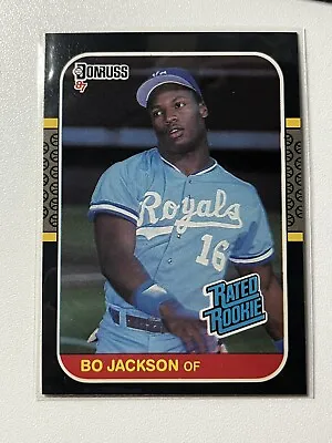 1987 Donruss Bo Jackson Rookie MINT  RC RR #35 Kansas City Royals • $9.29
