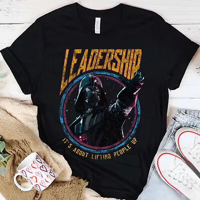 $21.99 • Buy Retro Darth Vader Leadership It's About Lifting People Up Star Wars T-shirt