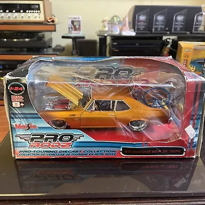 1970 CHEVROLET NOVA SS COUPE GOLD  1:24 By MAISTO PRO RODZ EXCELLENT MUST SEE • $65