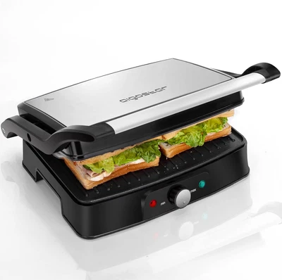 $47.99 • Buy Electric Panini Press Indoor Grill Sandwich Maker, Aigostar 1500 Watts Versatile