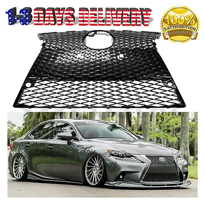 Front Bumper Upper Lower Grille For 2014-2016 Lexus IS250 IS350 F Sport 4-Door  • $115.65