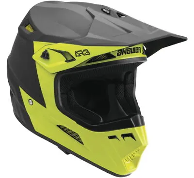 Answer Racing AR3 Phantom Green/Black MX Off Road Helmet Adult Sizes MD & LG • $64.99