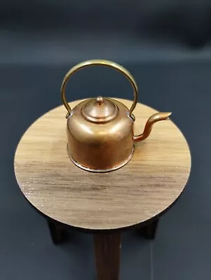 Dollhouse Miniature Aged Copper Tea Kettle Tea Pot By Jason Getzan 1:12 Scale • $75