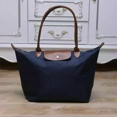 Brand New Longchamp Le Pliage Tote Bag 1899 Nylon Navy Blue Handbag Size Large L • £45
