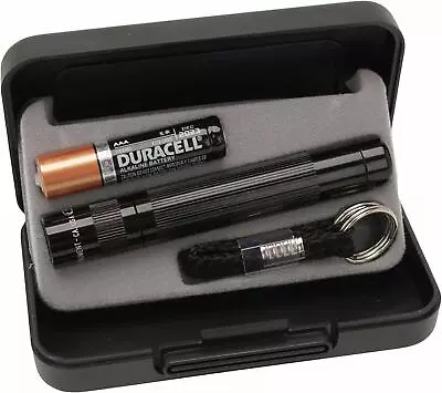 NEW Maglite Solitaire Black In Presentation Box 1 Cell AAA Flashlight K3A012 • $14.73