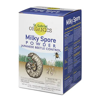 St. Gabriel Organics Milky Spore Powder Japanese Beetle Grub Control 10 Ounces • $41.99