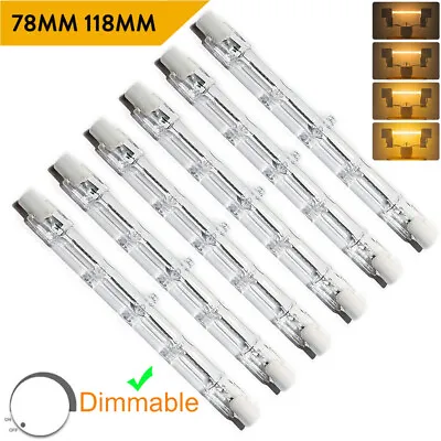 R7s LED Replaces Bulb 78MM & 118MM Security Flood Halogen Light Bulbs 60-400W • £5.19