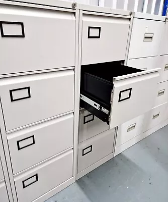 4 Drawer Lockable Filing Cabinet • £25