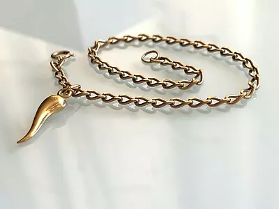 £125 • Buy 9ct 375 Gold Bracelet & Horn Of Plenty