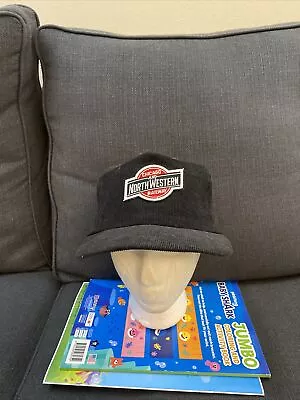 $25 • Buy Vintage Chicago And Northwestern System Railroad Hat Adjustable Black Corduroy