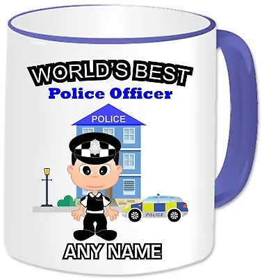 £13.99 • Buy Personalised Gift World's Best Police Mug Cup PC Policeman Officer Hero Present 