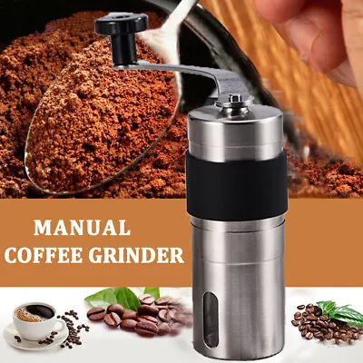 Manual Coffee Grinder Bean Spice / Nuts Grinding Hand Mill Tool Stainless Steel  • $11.90
