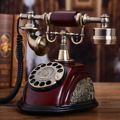 Vintage Rotary Dial Telephone Phone Working Vintage Retro Old Fashion Telephone  • $60