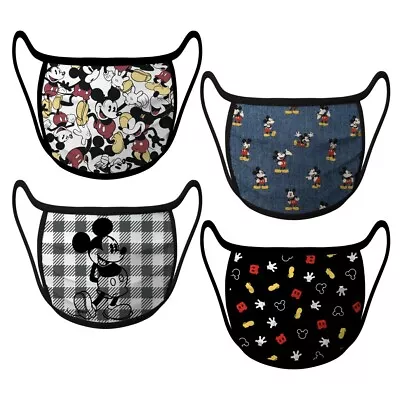 New Disney Store 4 Mickey Mouse Face Mask Medium Youth • $14.98