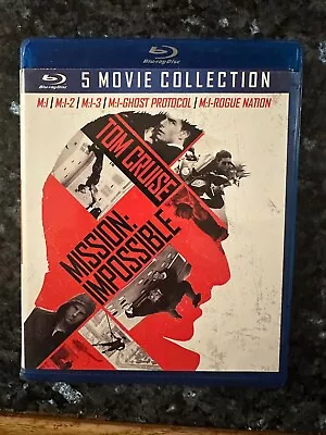 Mission: Impossible 5 Movie Collection (Blu-ray 2008) 5-Disc Set -  VERY GOOD • $15.99