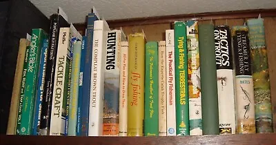 Vintage Library Of Fishing Fly Tying & Hunting Books (300d) • $5