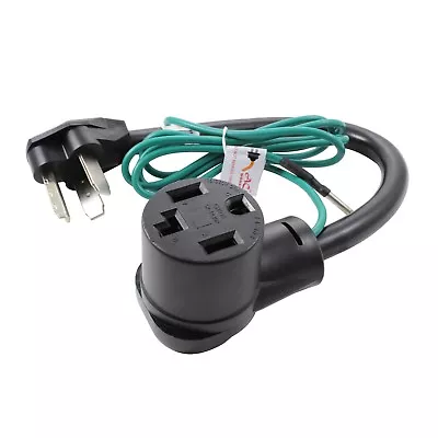 4-Prong To 3-Prong Dryer Plug Adapter NEMA 10-30P To NEMA 14-30R By AC WORKS® • $49.99