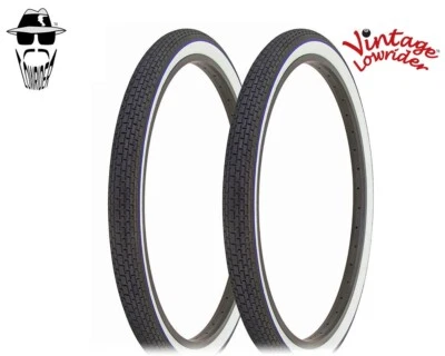 Red-Line Bicycle Tire 26 X 2.125 – Schwinn Brick Pattern For Cruiser & Lowrider Bikes