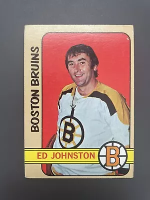 1972-73 Topps #13 Ed Johnston Boston Bruins • $1.75