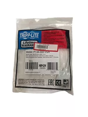 Tripp Lite Adapter Cable Mini DVI To VGA-F  Video Converter For MacBooks/iMacs • $19.99