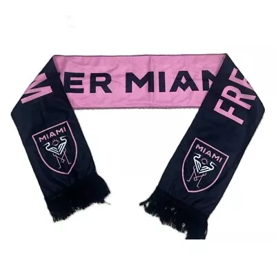 Quality Print Inter Miami Soccer Club Lightweight Sports Scarf Reversable  • $12.99