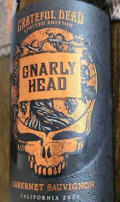 $12.99 • Buy Grateful Dead Gnarly Head EMPTY Cabernet Sauvignon Wine Bottle W Cork  Seal 2020