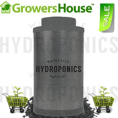 Growers House Carbon Inline Filter(s) 4  6  8  200-750 CFM Scrubber- Pick Size • $44.25