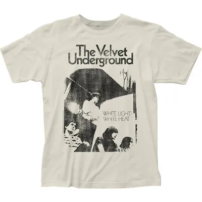 Velvet Underground White Light T Shirt Mens Licensed Rock N Roll Vintage White • $17.49