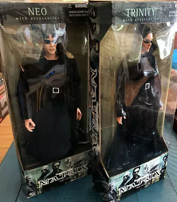 The Matrix - 1/6 Neo And Trinity Figures From 2000 - Sealed MIB • $39.99