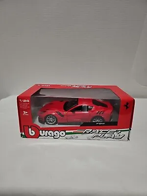 Bburago - 18-26000 - Race + Play - FERRARI F12tdf - Scale 1:24 - Red • $29.99