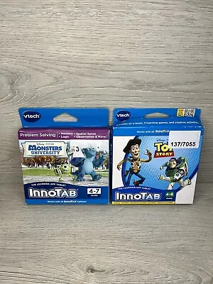 Vtech Innotab Disney Game Bundle Toy Story Monsters Inc • £10