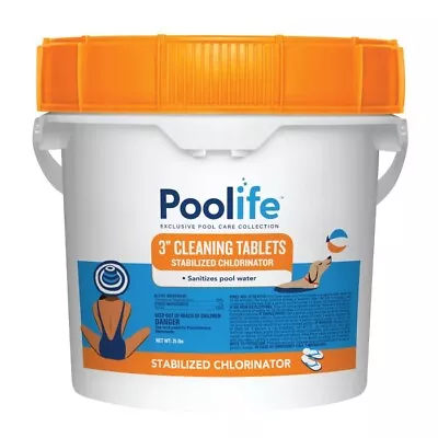 Poolife 3  Cleaning Tablets Stabilized Chlorine (25#) • $179.99