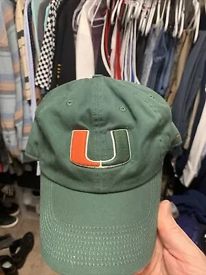 Nike Miami Hurricanes Adult Strapback Adjustable Hat Used  • $18