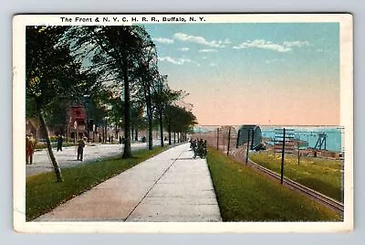 Buffalo NY-New York The Front N.Y.C.H. Railroad Vintage Souvenir Postcard • $7.99