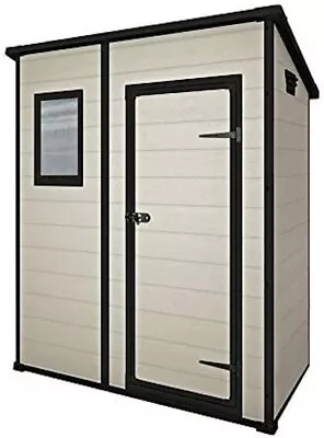 £319.96 • Buy Keter Manor Pent Outdoor Garden Storage Shed, Beige/Brown 6 X 4 Ft Fast Delivery