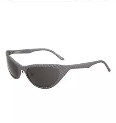 Balenciaga Grey Cat Eye Sunglasses BB0068S 001 58 NWT • $150