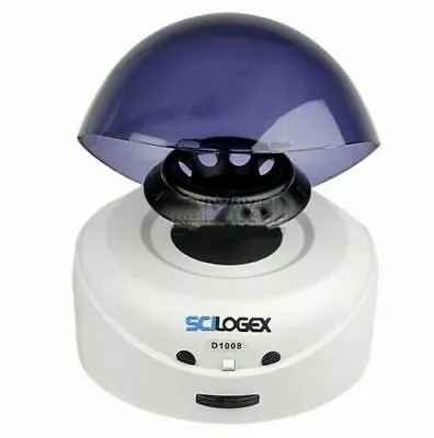 D1008E Mini Lab Centrifuge 5000rpm 1360xg Palm 220V 2mL×8 Hole 0.2mL × 16 Holes • $99